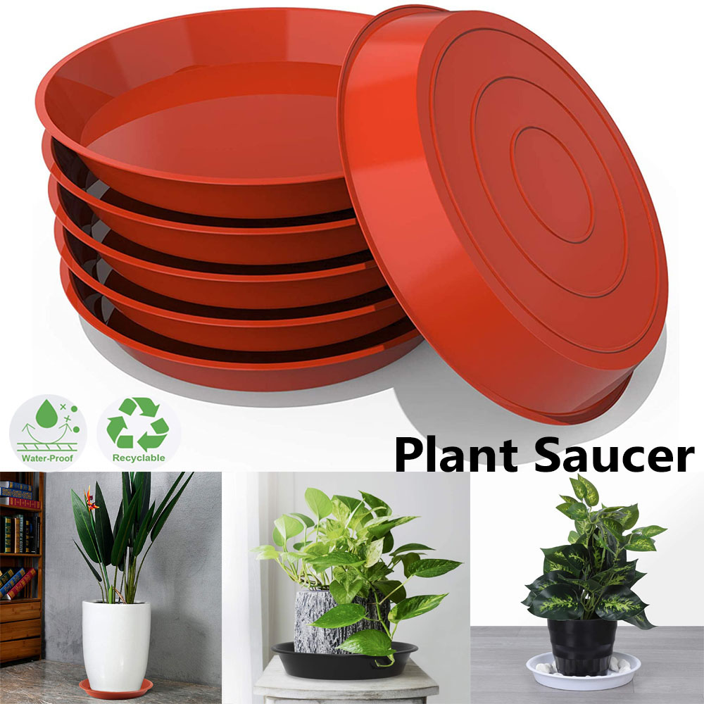 Drip Tray Saucer - 3 قطع صواني بلاستيكية دائرية لصواني