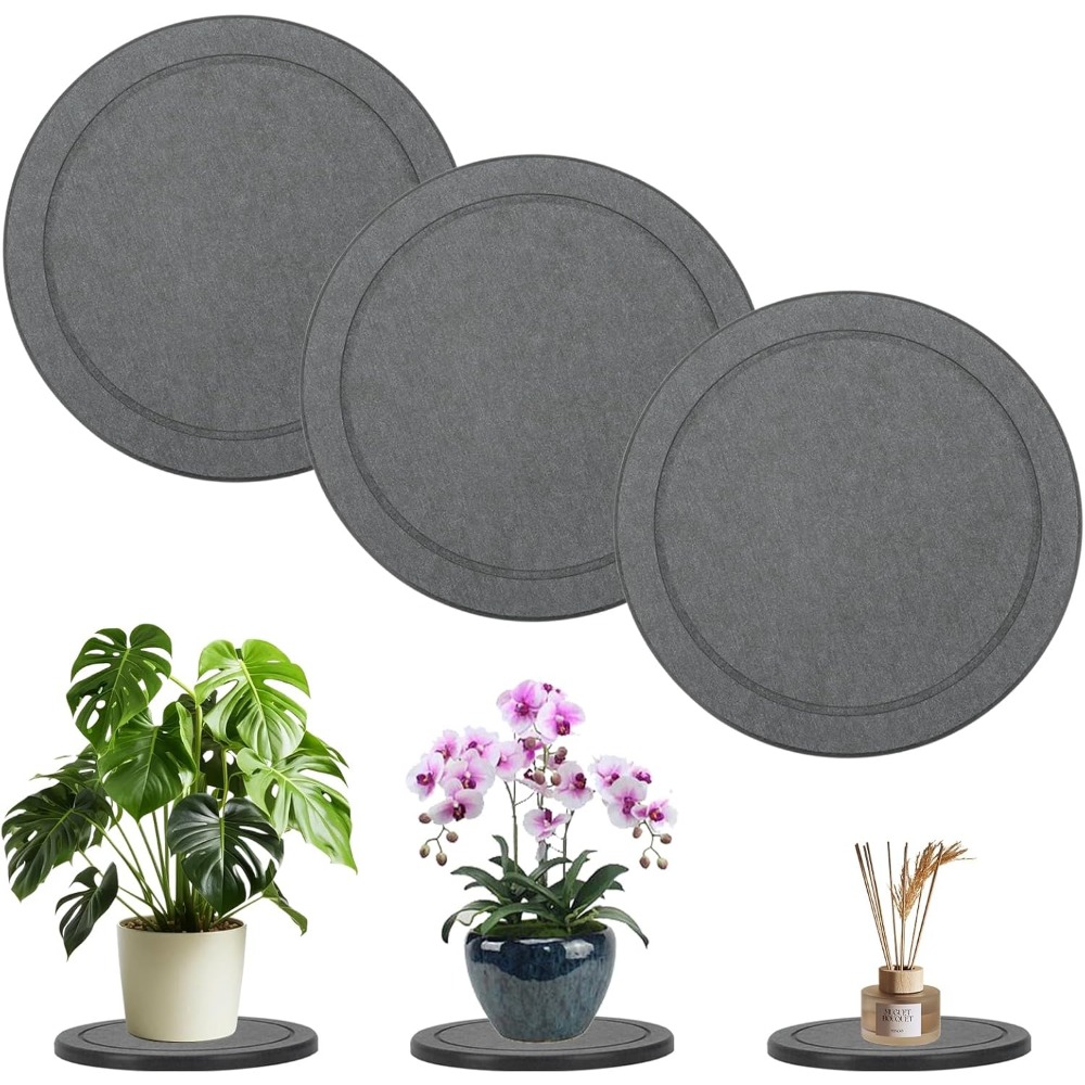مجموعة من 3 قطع، طبق أرضي مصنو - مراجعة Drip Tray Saucer وسعره
