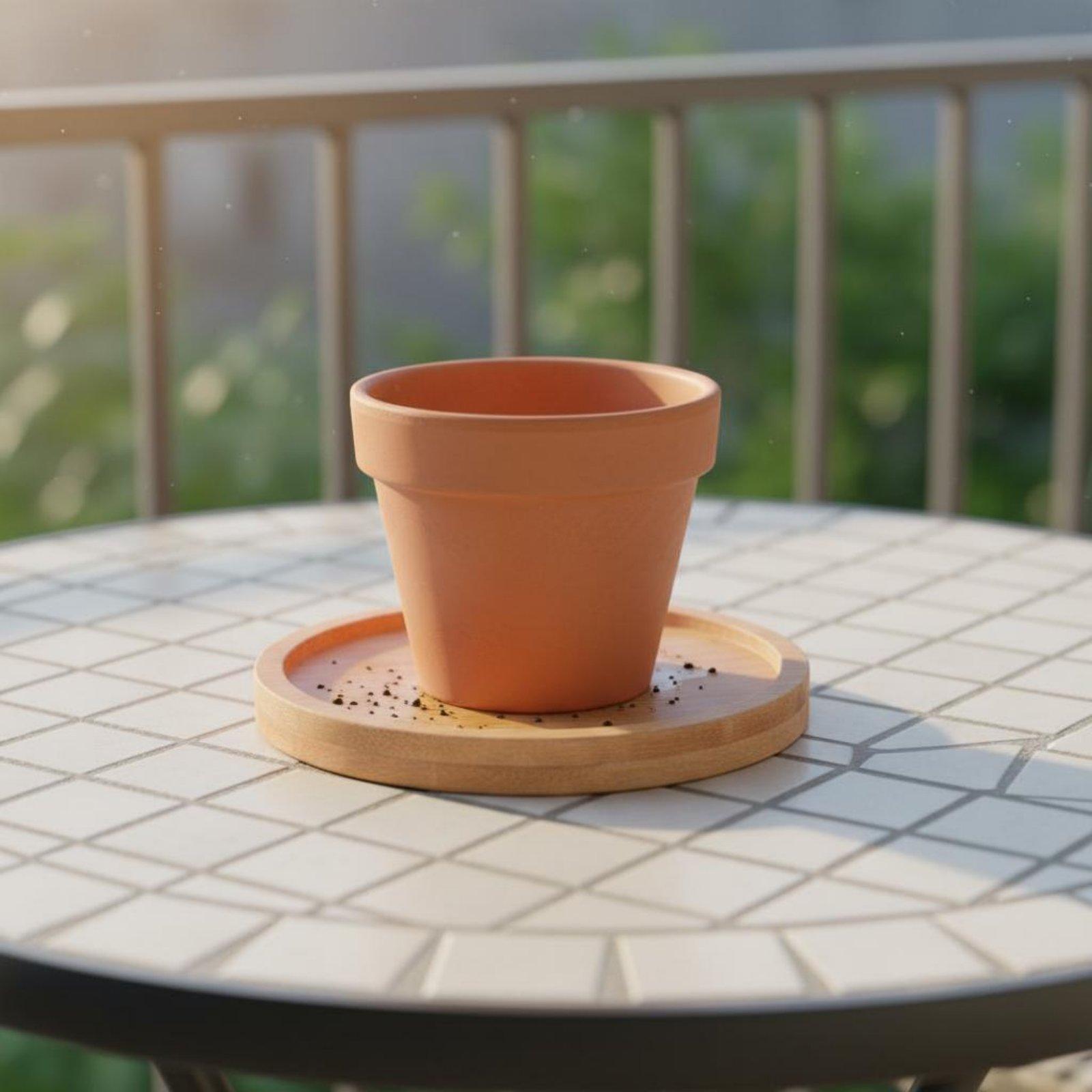 صينية خشبية صناعية من الخيزران - مراجعة Drip Tray Saucer وسعره