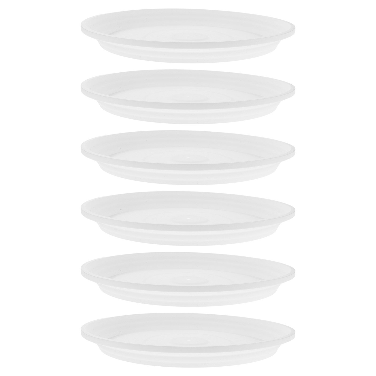 6 قطع، أطباق بلاستيكية دائرية  - مراجعة Drip Tray Saucer وسعره